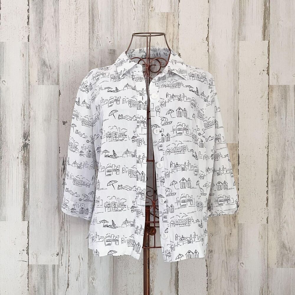 Christopher-banks Women's White and Black Jacket